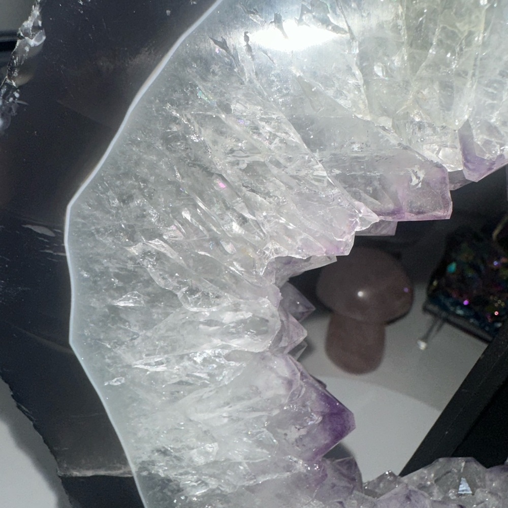 Agate & Amethyst “Mirror Mirror” Sugar Portal - AGMIRPORTL-001 - Picture 5 of 12